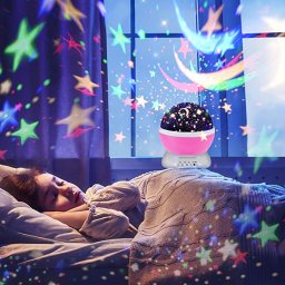 Proiector LED cu alimentare USB, model "Galaxy Stars" cu 9 moduri de afisare FAVLine Selection