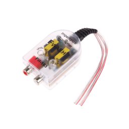 Convertor nivel semnal Hi-Low STEREO cu intrare 2 x RCA FAVLine Selection