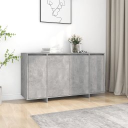 Servanta, gri beton, 135x41x75 cm, PAL GartenMobel Dekor