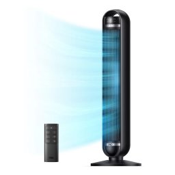 Ventilator Turn DREO Nomad DR-HTF014, Oscilatie 90°, 4 Moduri de Functionare, 8 Viteze, Display Digital, Telecomanda, Negru SmartElectro IntelligentHouse
