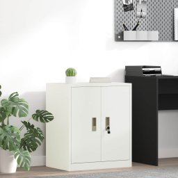Dulap de depozitare Alb 60 x 40 x 70 cm Otel Laminat la Rece GartenMobel Dekor