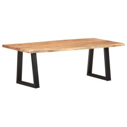 Masuta cafea, muchii naturale, 115x60x40 cm, lemn masiv acacia GartenMobel Dekor