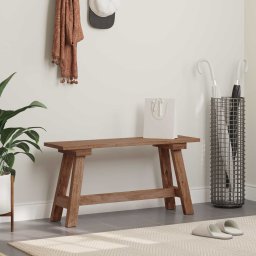 banca natural 92 x 23,5 x 45,5 cm Lemn masiv de mahon GartenMobel Dekor