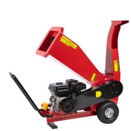 Tocator crengi si vita de vie pe benzina Micul Fermier, 6.5 CP, 76 mm, pentru rumegus