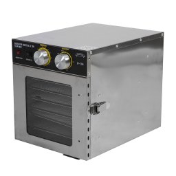 Deshidrator alimentar din inox cu 6 tavi si 500W, Micul Fermier GF-2194