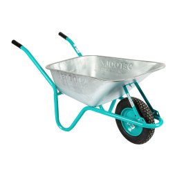 Roaba metalica pentru constructii si gradina 85L, cuva galvanizata Detoolz