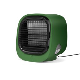 Mini-ventilator portabil Bewello cu racire pe apa, USB, verde
