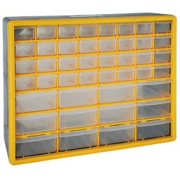 Organizator de perete Strend Pro cu 44 sertare, 50x16x39 cm, max. 28 kg