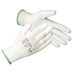 Manusi de gradinarit ST Brotula White 11/XXL, nylon fara cusaturi