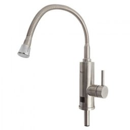 Robinet electric instant pentru bucatarie HYGK-02 Elefant, finisaj inox