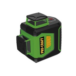 Nivela laser ProCraft LE-3G cu 3 linii verzi pentru aliniere precisa