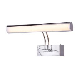 Aplica LED pentru baie Ginna 12W, argintiu, IP43, 60 cm, design liniar