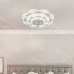 Lustra LED NEXA 3D 20W, Ø24 cm, lumina rece/calda/neutra, alb