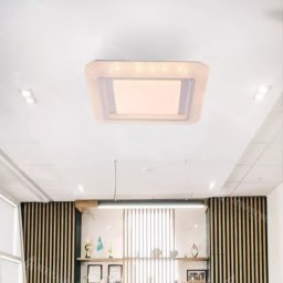 Plafoniera LED Ania 48W alba, patrata, pentru interior, lumina rece/calda/neutra