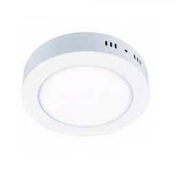 Spot LED aplicat 6W, 2700K, alb, IP20, pentru interior, forma rotunda