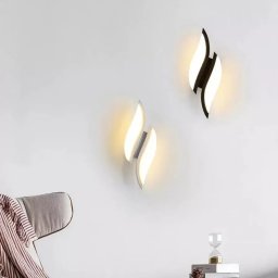 Aplica LED Augusta 16W negru, cu 3 temperaturi de culoare, pentru hol si dormitor