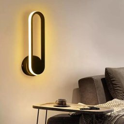 Aplica LED Casandra 36W pentru interior, design geometric, acril si metal