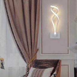 Aplica LED Emili 40W alb, spirala moderna cu lumina rece/calda/neutra