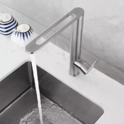 Baterie de bucatarie din inox SUS304 satinata, 30 cm, Korman Technik N/CF0C1