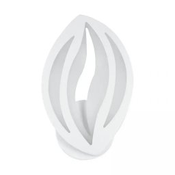 Aplica LED ORCHID 11W, design petala, 3 nuante lumina, alb mat