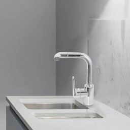 Baterie lavoar crom lucios Korman Technik CP101, inox SUS304, 24 cm
