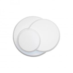Lustra LED KIM 36W, Ø25 cm, 3 tonuri de lumina (cald/neutral/rece), alb