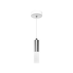 Pendul LED Neptunia 6W cu lumina rece/calda/neutra, crom lucios, inaltime reglabila