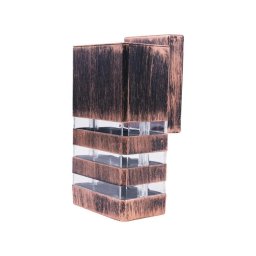 Aplica de exterior Dante cu soclu E27, IP65, finisaj bronz antichizat