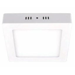 Spot LED patrat aplicat 24W (echiv. 200W), 2700K lumina calda, alb
