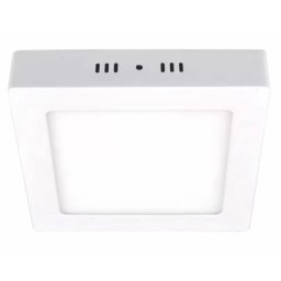 Spot LED patrat aplicat 18W (echiv. 150W), 6400K lumina rece, alb