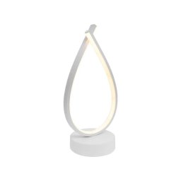 Veioza LED Genesis 28W cu lumina rece/calda/neutra, metal si acril, alb