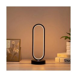 Veioza LED Creatoris 30W cu 3 temperaturi de culoare, metal si acril, negru
