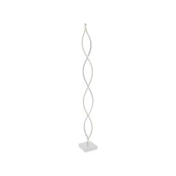 Lampadar LED Piscius 120W, alb, design ondulat, 3 nuante de lumina pentru interior