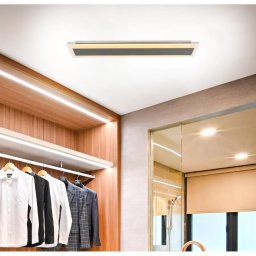 Aplica LED Delaila Delaila 22W, liniara, alb-negru, pentru interior, 60 cm