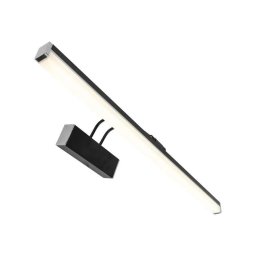Aplica LED pentru baie Caja 20W, din metal, finisaj negru si crom