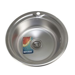 Chiuveta de bucatarie din inox rotunda MIXXUS Z510-06-180E, montaj în blat