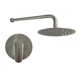 Set dus încastrabil MIXXUS BOX-003 cu para tip ploaie 200 mm, finisaj inox