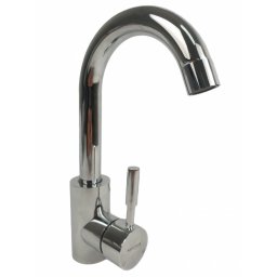 Baterie bucatarie Mixxus SUS-011-B cromata din inox, monocomanda, cu racorduri