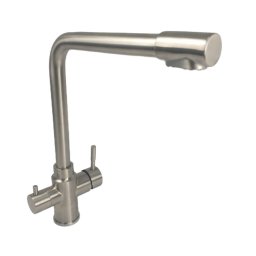 Baterie de bucatarie MIXXUS SUS-021 din inox, monocomanda, cu racorduri incluse
