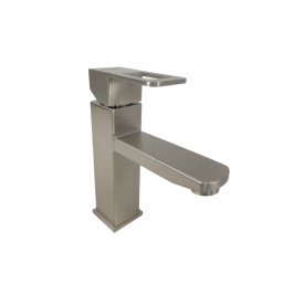 Baterie pentru lavoar MIXXUS FIT-001 din inox, monocomanda, cu racorduri incluse