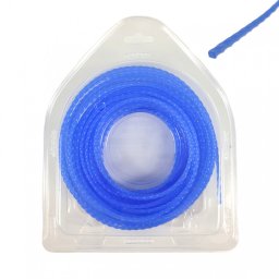 Fir pentru motocoasa rasucit patrat Elefant, 1,6 mm x 15 m, albastru