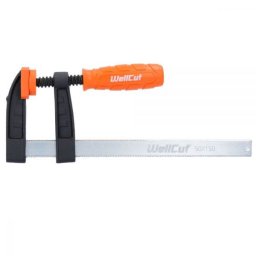 Clema tip F pentru tamplarie Wellcut 50x200 mm, forta de strangere 120 kg