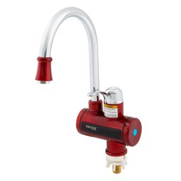 Robinet electric instant pentru apa calda Mixxus Electra 240E, 3 kW, rosu