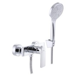Baterie de dus Mixxus Premium Albert 003 din alama, crom, monocomanda