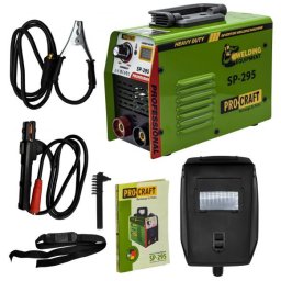 Invertor de sudura MMA ProCraft SP-295, 295A, compact, pentru electrozi 1,5–4 mm