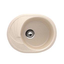 Chiuveta de bucatarie din compozit bej ECOSTONE ES-17-328, Elefant