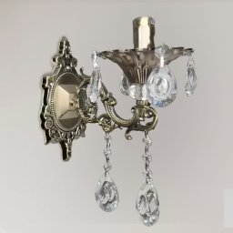 Aplica de perete cu cristal SANSSOUCI Picollo, 1xE14, bronz antichizat