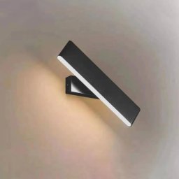 Aplica LED Vinata 10W alb-negru, design geometric, pentru hol si dormitor
