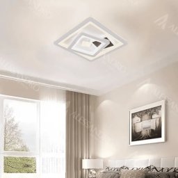 Lustra LED Juliette 36W, 3 temperaturi de culoare (rece/calda/neutra), alb
