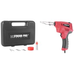 Pistol de lipit Strend Pro SGS 700, 200W, LED, cu reglaj de temperatura si valiza